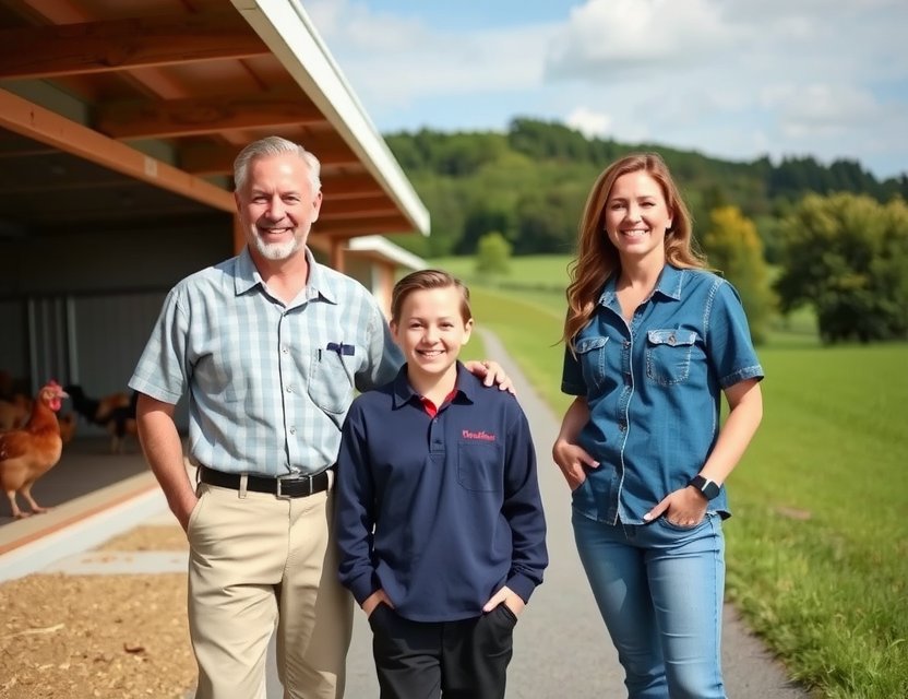 Meet the farmers family at playmuje, multi-generational ethical farming team